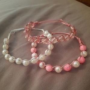 Hand Made Bangle Bracelet set